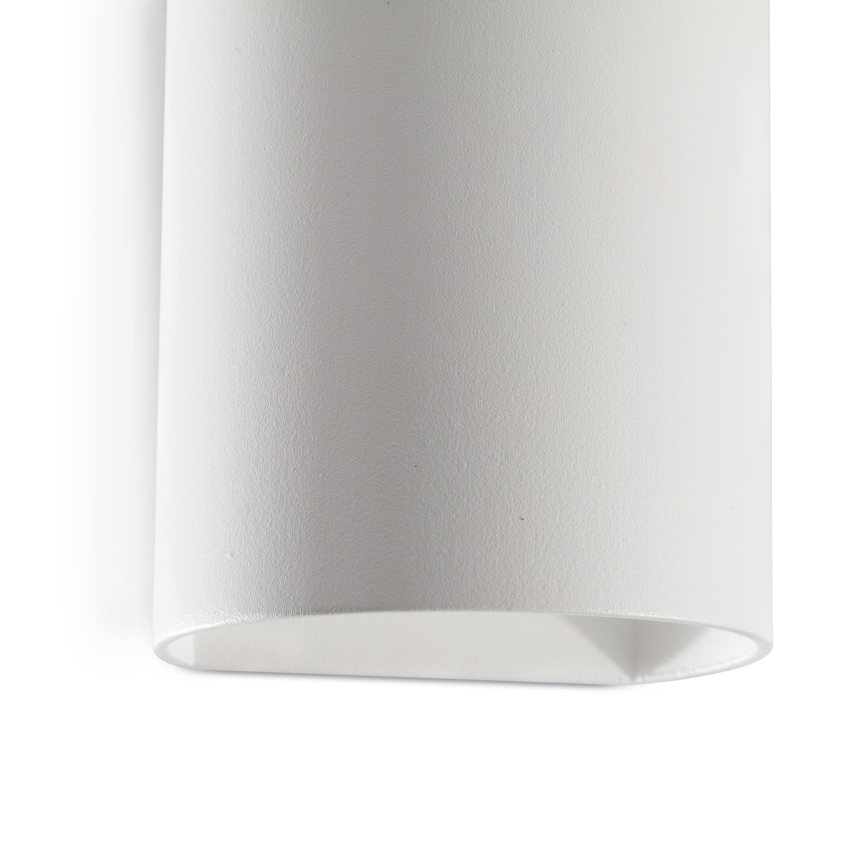 FARO 40522 - Nástenné svietidlo SOLE 1xGU10/8W/230V biela zaokrúhlený