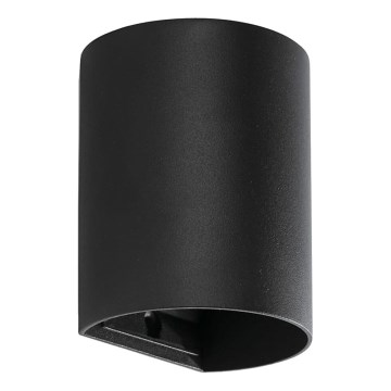 FARO 40523 - Nástenné svietidlo SOLE 1xGU10/8W/230V čierna zaokrúhlený