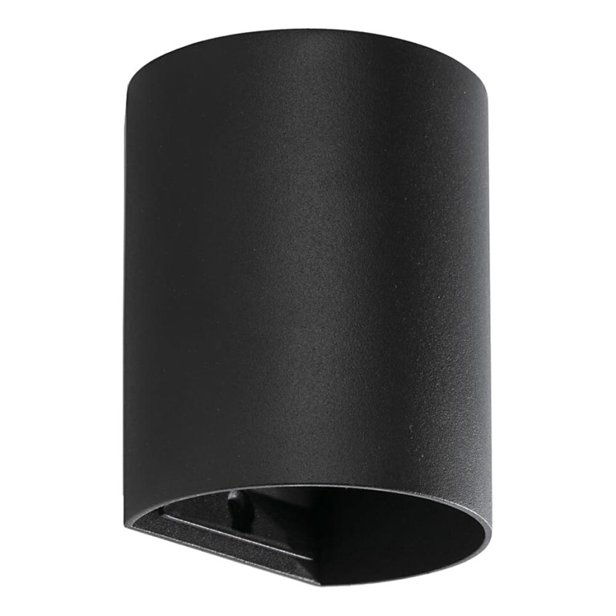 FARO 40523 - Nástenné svietidlo SOLE 1xGU10/8W/230V čierna zaokrúhlený