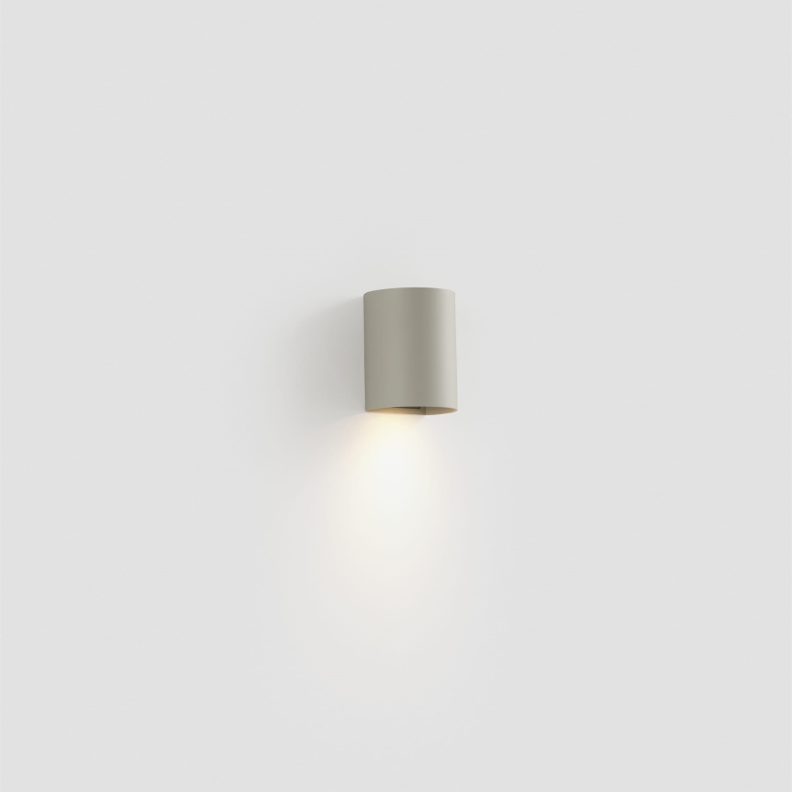 FARO 40524 - Nástenné svietidlo SOLE 1xGU10/8W/230V šedá zaokrúhlený