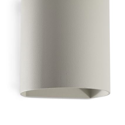 FARO 40524 - Nástenné svietidlo SOLE 1xGU10/8W/230V šedá zaokrúhlený
