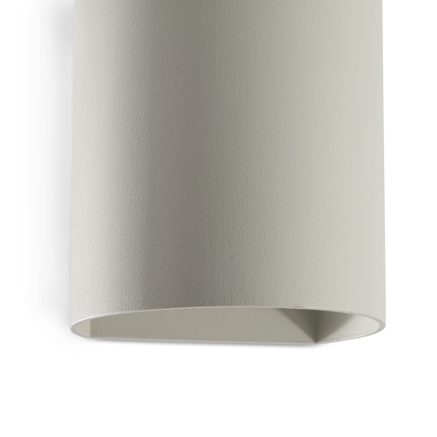 FARO 40524 - Nástenné svietidlo SOLE 1xGU10/8W/230V šedá zaokrúhlený