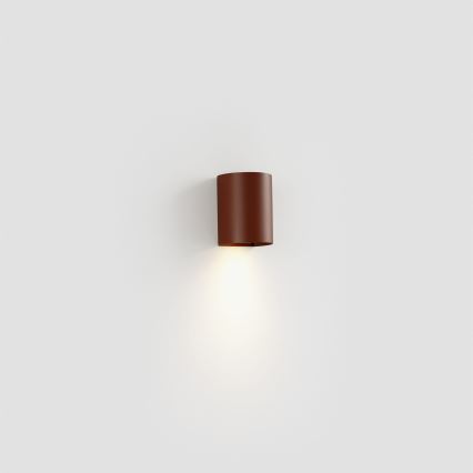 FARO 40525 - Nástenné svietidlo SOLE 1xGU10/8W/230V tehlová zaokrúhlený