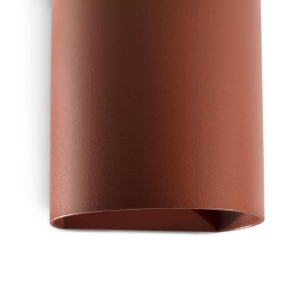 FARO 40525 - Nástenné svietidlo SOLE 1xGU10/8W/230V tehlová zaokrúhlený