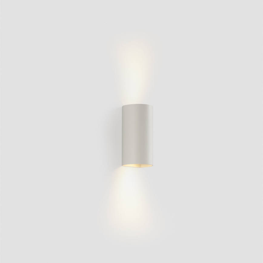 FARO 40538 - Nástenné svietidlo SOLE 2xGU10/8W/230V biela zaokrúhlený