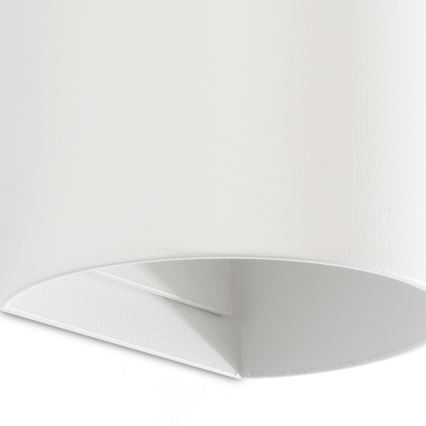 FARO 40538 - Nástenné svietidlo SOLE 2xGU10/8W/230V biela zaokrúhlený