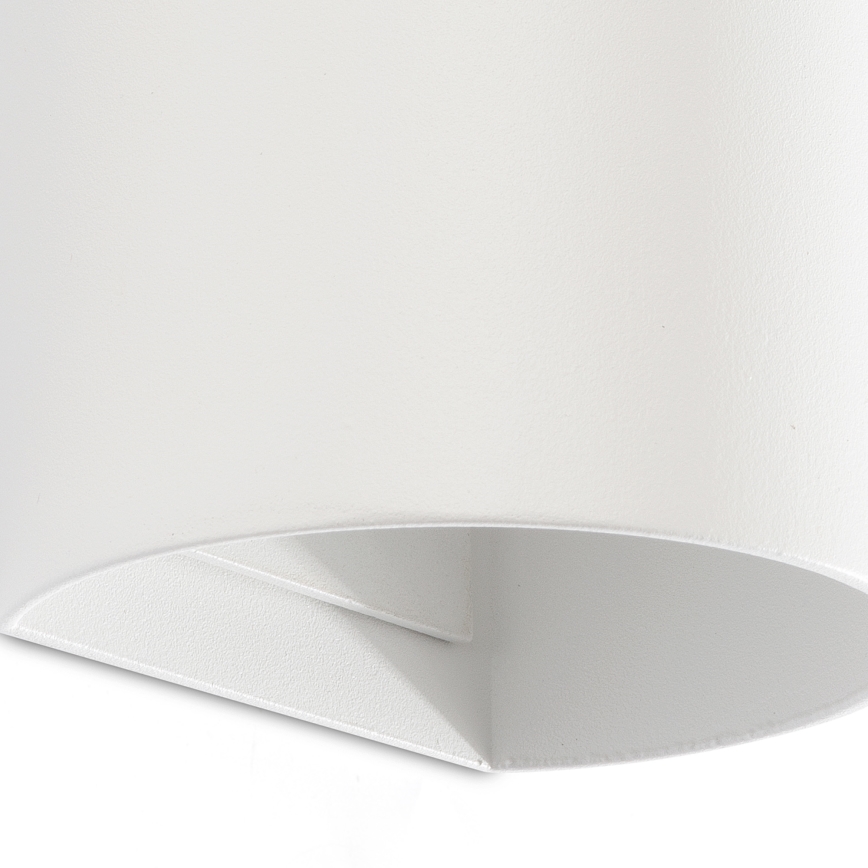 FARO 40538 - Nástenné svietidlo SOLE 2xGU10/8W/230V biela zaokrúhlený