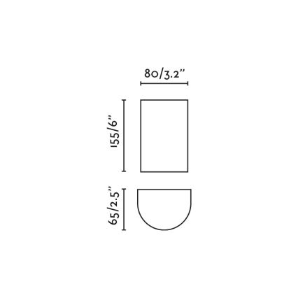 FARO 40538 - Nástenné svietidlo SOLE 2xGU10/8W/230V biela zaokrúhlený