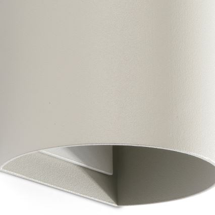 FARO 40540 - Nástenné svietidlo SOLE 2xGU10/8W/230V šedá zaokrúhlený