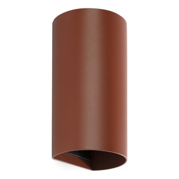FARO 40541 - Nástenné svietidlo SOLE 2xGU10/8W/230V tehlová zaokrúhlený