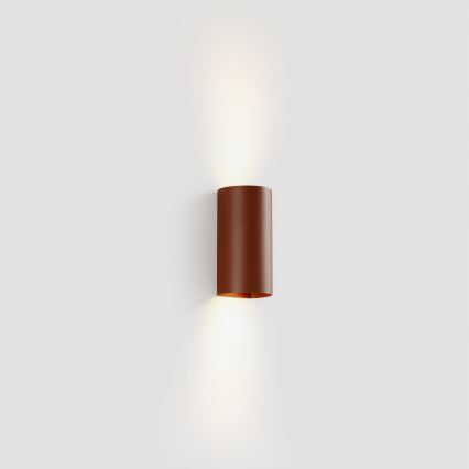 FARO 40541 - Nástenné svietidlo SOLE 2xGU10/8W/230V tehlová zaokrúhlený