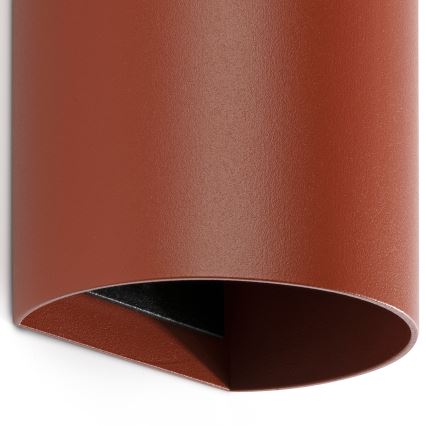 FARO 40541 - Nástenné svietidlo SOLE 2xGU10/8W/230V tehlová zaokrúhlený