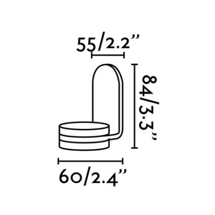 Faro 51129 - Držiak na svietidlo STUDIO