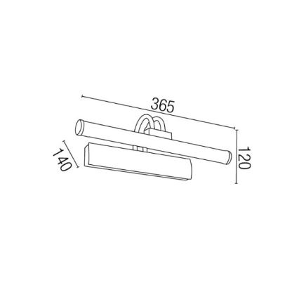 FARO 61070 - Obrazové svietidlo DEGAS 1xG5/8W/230V