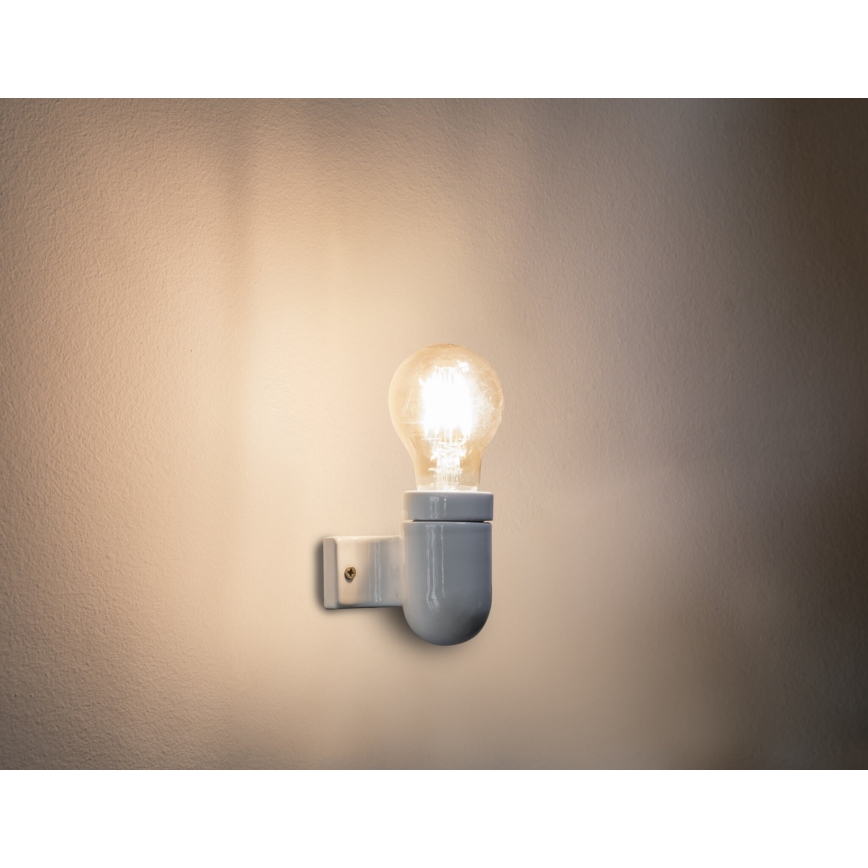 FARO 62302 - Nástenné svietidlo SERA 1xE27/15W/230V biela