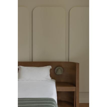 FARO 62356 - Nástenné bodové svietidlo NOON 1xE27/15W/230V khaki