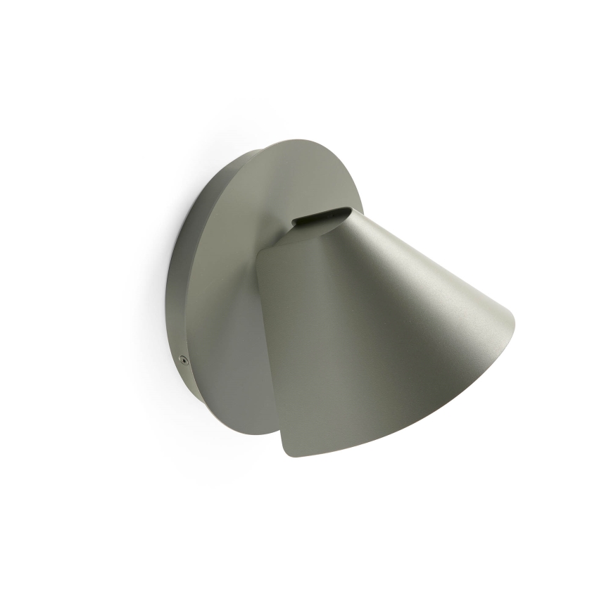 FARO 62356 - Nástenné bodové svietidlo NOON 1xE27/15W/230V khaki