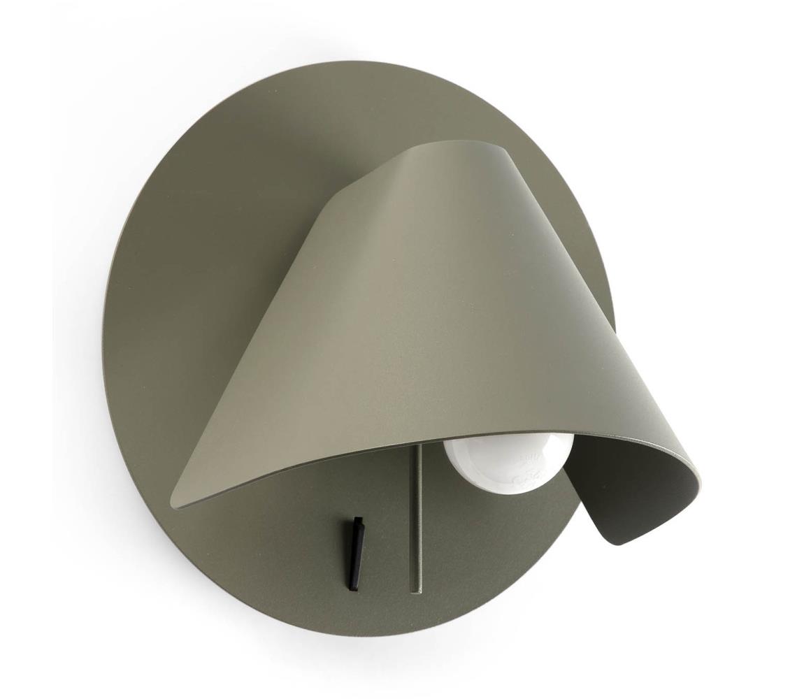 FARO Barcelona FARO 62356 - Nástenné bodové svietidlo NOON 1xE27/15W/230V zelené 62356