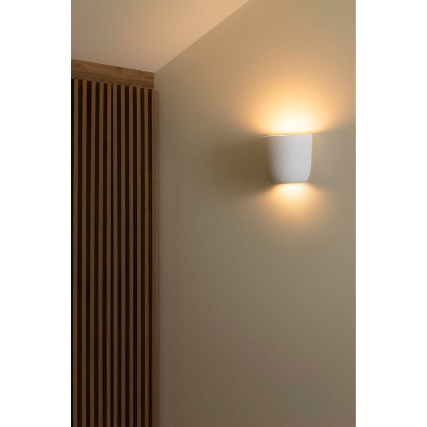 FARO 63428 - Nástenné svietidlo KAPPU 1xE14/7W/230V 15,8x15 cm biela