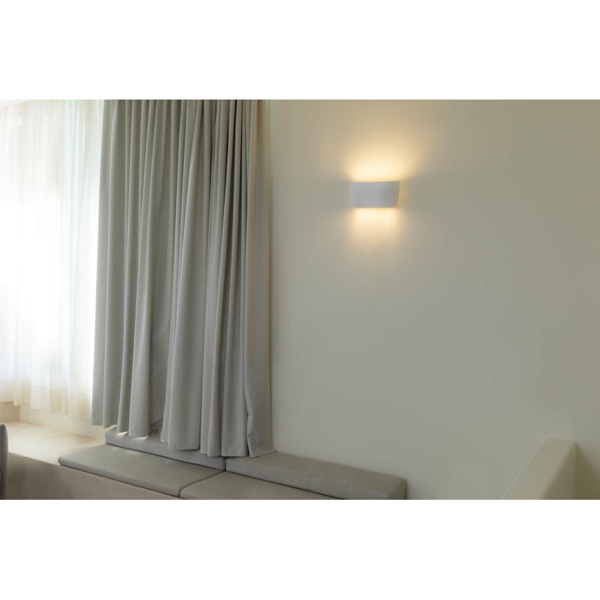 FARO 63430 - Nástenné svietidlo KAPPU 2xE14/7W/230V 16,8x30 cm biela