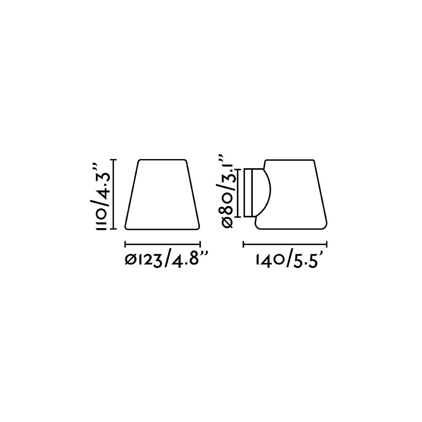 FARO 63510 - Kúpeľňové nástenné svietidlo BIANCA 1xG9/6W/230V IP44