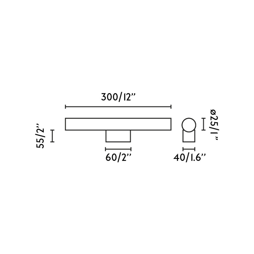FARO 63548 - LED Kúpeľňové osvetlenie zrkadla CALMA LED/5W/230V IP44 zlatá