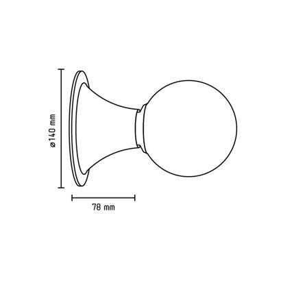 Faro 64195 - Nástenné svietidlo BALE 1xLE27/60W/230V biela
