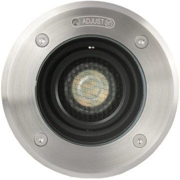 FARO 70310 - Vonkajšie nájazdové svietidlo GEISER 1xGU10/8W/230V IK08 IP67 nerezová oceľ
