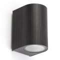 FARO 70322 - Vonkajšie nástenné svietidlo ESTELA 1xGU10/5W/230V IP65 čierna