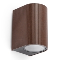 FARO 70324 - Vonkajšie nástenné svietidlo ESTELA 1xGU10/5W/230V IP65 hnedá