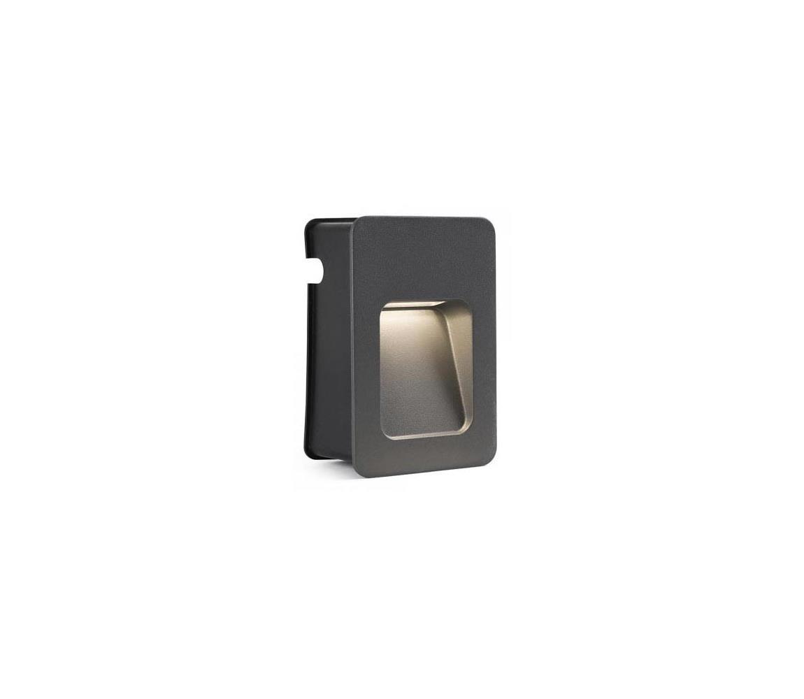 FARO Barcelona FARO 70399 - LED Vonkajšie nástenné svietidlo NASE-2 LED LED/3W/230V IP44 70399