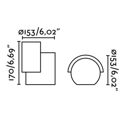 FARO 70576 - LED Vonkajšie nástenné svietidlo NOBORU LED/16W/230V IP65