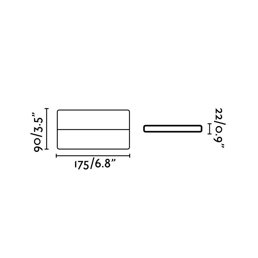 FARO 70646 - LED Vonkajšie nástenné svietidlo ADAY-2 LED/12W/230V IP54