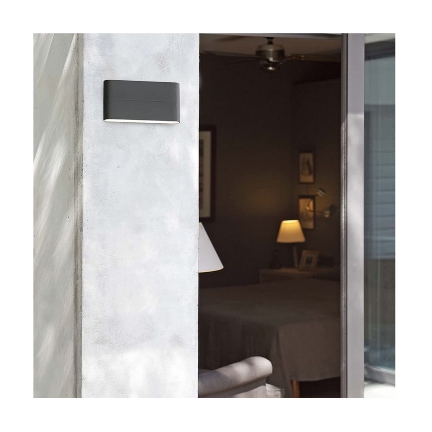 FARO 70647 - LED Vonkajšie nástenné svietidlo ADAY-2 LED/12W/230V IP54