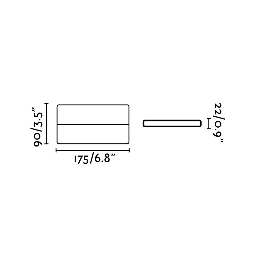 FARO 70647 - LED Vonkajšie nástenné svietidlo ADAY-2 LED/12W/230V IP54