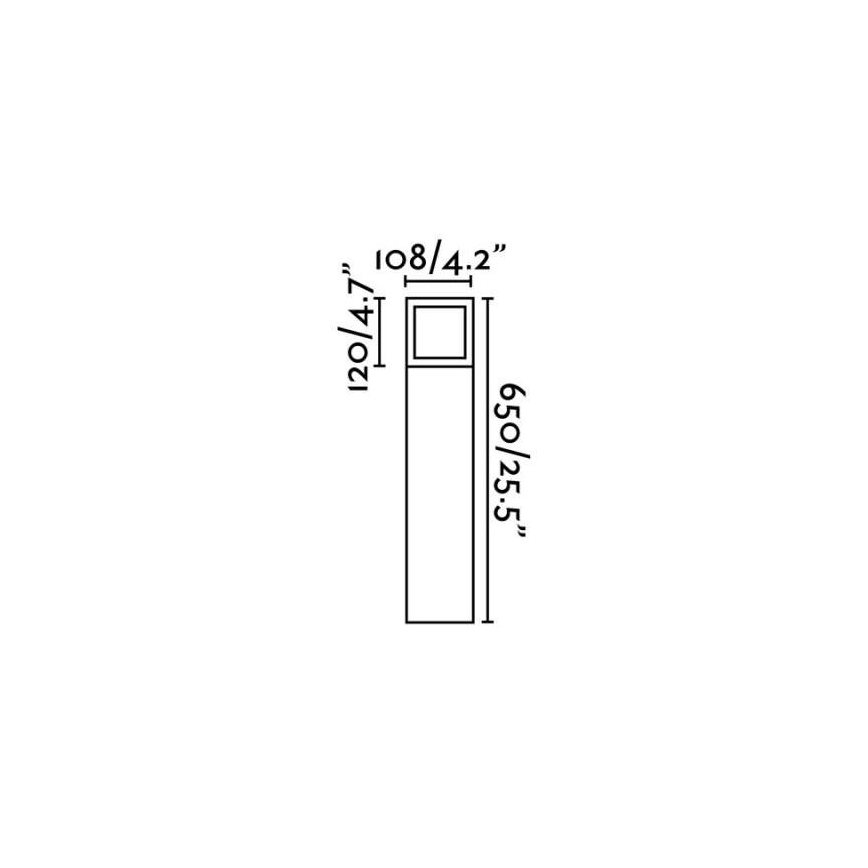 FARO 70761 - Vonkajšia lampa ONZE 1xE27/20W/230V IP54