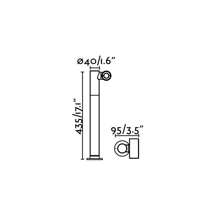 FARO 70783 - LED Vonkajšia lampa SPY-2 LED/6W/230V IP65