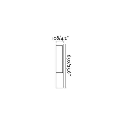 FARO 70842 - LED Vonkajšia lampa AGRA LED/9W/230V IP55 antracit