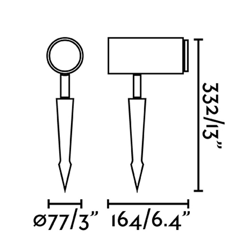 FARO 70913 - LED Vonkajšie svietidlo PLOM LED/7W/230V IP54