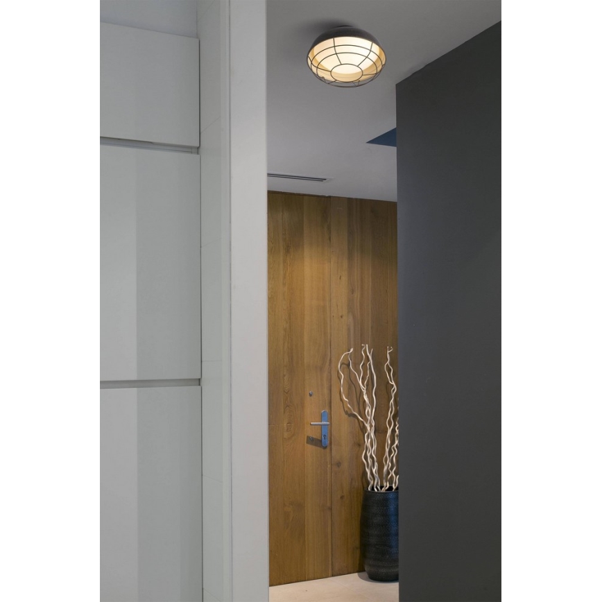 FARO 71159 - Vonkajšie stropné svietidlo HELMET 2xE27/12W/230V IP44