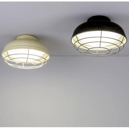FARO 71159 - Vonkajšie stropné svietidlo HELMET 2xE27/12W/230V IP44