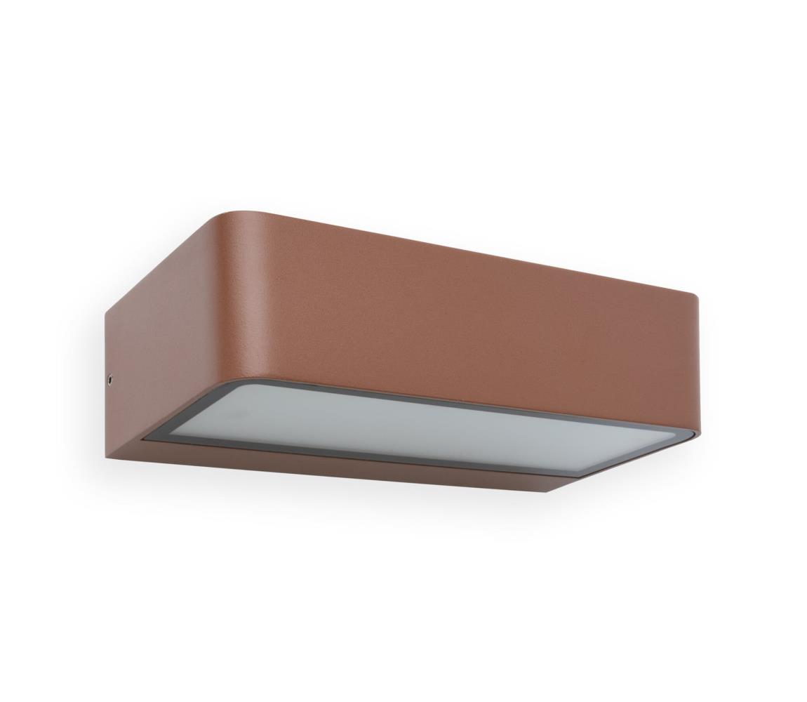 FARO Barcelona FARO 71309 - LED vonkajšie nástenné svietidlo TAKUA LED/10W/230V IP65 hnedé 71309