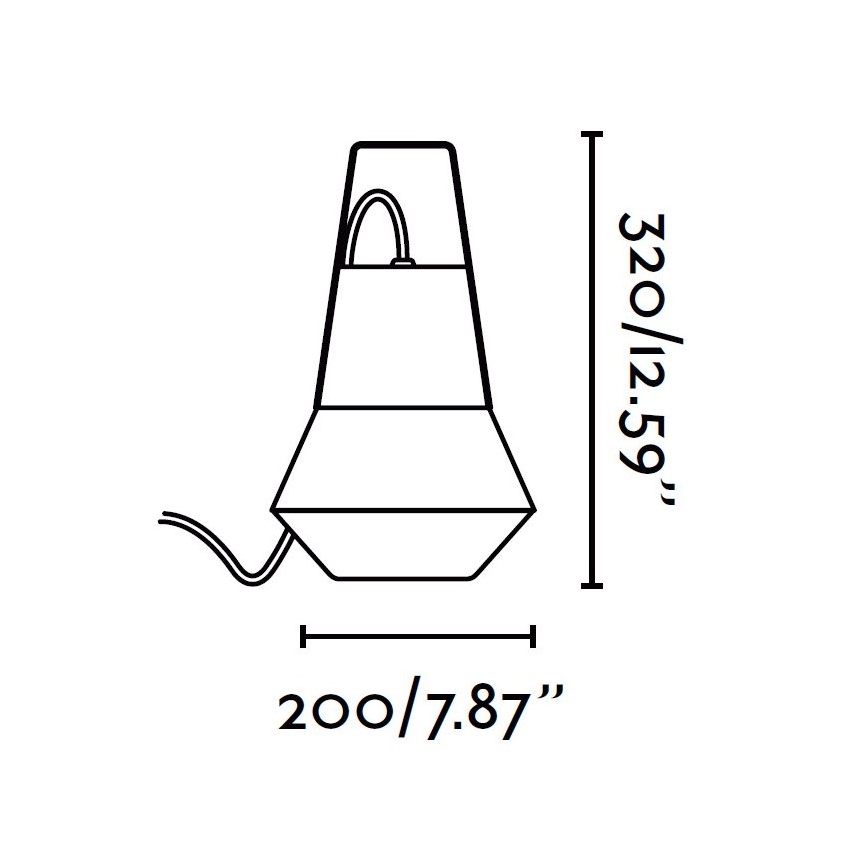 FARO 71562 - Vonkajšie závesné svietidlo CAT 1xE27/20W/230V IP54