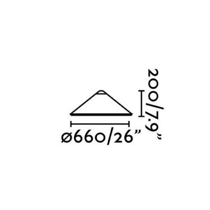 FARO 71586 - Tienidlo HUE E27 priemer 57,5 cm biela pre luster