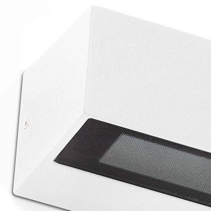 FARO 71903 - LED Vonkajšie nástenné svietidlo DORO 2xLED/10W/230V IP65 biela