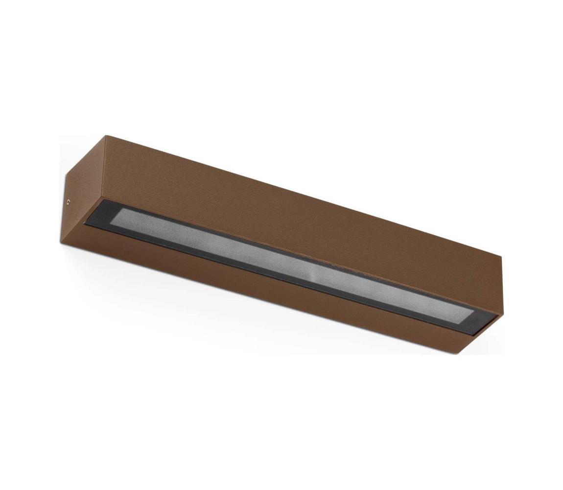 FARO Barcelona FARO 71905 - LED vonkajšie nástenné svietidlo DORO 2xLED/10W/230V IP65 hnedá 71905