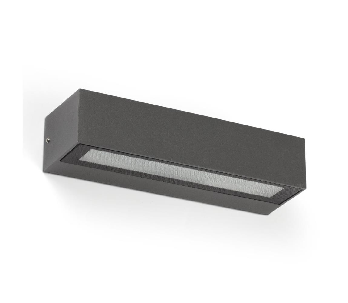 FARO Barcelona FARO 71910 - LED vonkajšie nástenné svietidlo LAKO LED/8W/230V IP65 antracitové 71910