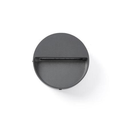 FARO 71960 - LED schodiskové svietidlo DUNE LED/3W/230V 2200/2700/3200/4000K IP65 antracitové okrúhle