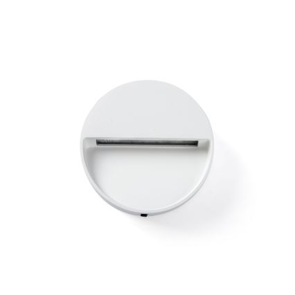 FARO 71961 - LED schodiskové svietidlo DUNE LED/3W/230V 2200/2700/3200/4000K IP65 biele okrúhle