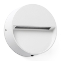 FARO 71961 - LED schodiskové svietidlo DUNE LED/3W/230V 2200/2700/3200/4000K IP65 biele guľaté